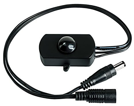 Sensky BS010 12V-30V DC PIR Sensor Switch Motion Sensor Detector Light Switches with Distance Time Adjustable(Black, Without Light Sensor)