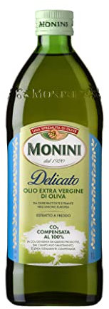 Monini délicat Huile Extra Vierge d'Olive – 1 Bouteille de 1000 ml