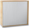 kaiserkraft | Hanna - Rollladenschrank | Höhe 1133 mm | 2 Fachböden | Dekor Buche