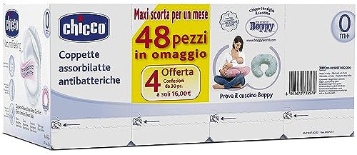 Chicco Schutzpolster für Brustwarzen, antibakteriell, 4 Wochen, 120 Stück