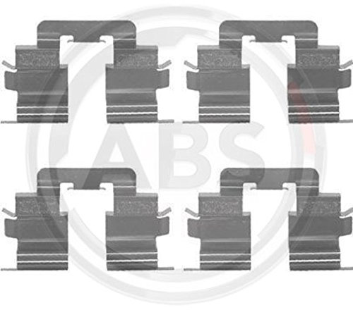 A.B.S. 1215Q Zubehörsatz Scheibenbremsbelag Vorne Kompatibel mit MERCEDES-BENZ A-Klasse W168