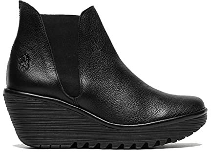 Fly London Yoss, Stivali Chelsea Donna, Nero (Black 000), 40 EU