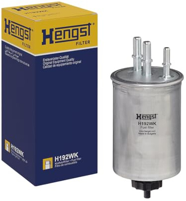 HENGST - Kraftstofffilter H192WK - Hochwertiger Kraftstoff-Leitungsfilter für KFZ - Entfernt Staub und Schmutz aus Otto- oder Dieselmotoren - Schützt das Einspritzsystem