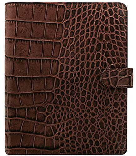 Filofax A5 Organizer 26017 Croc Classic, Kastanie