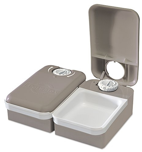 PetSafe, 2 Meal Pet Feeder, 150 g of Dry Food, 48 Hour Programming, Automatic