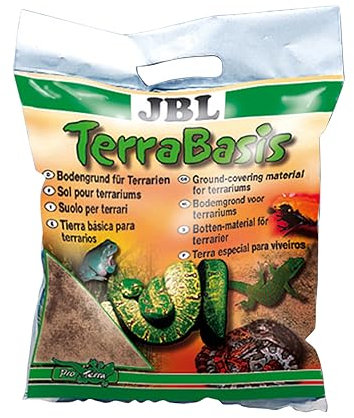 JBL TerraBasis 71010 Bodengrund für Regenwaldterrarien Spezialerde ohne Düngezusatz, 5 l