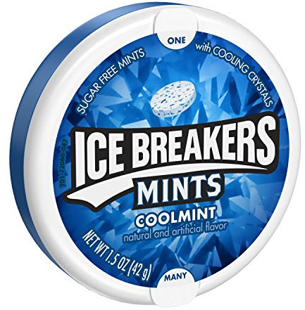 ICE BREAKERS MINTS COOLMINT 1.5-Ounce Containers (Pack of 16)