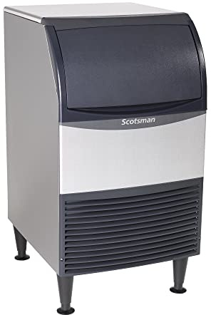 Scotsman CU0920MA-1 Air-Cooled Cube Undercounter Ice Maker Machine with 57 lb. Storage Capacity, 100 lbs/Day, 115v, NSF