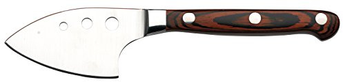 Rockingham Forge Parmesan Cheese Knife with Riveted Rosewood Handle, Durable Slicer 18/10 Stainless Steel, Cheese Cutter for Hard Cheese