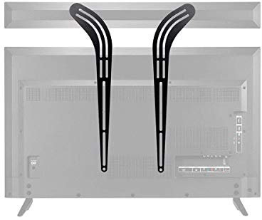 Monoprice - 115265 Universal Soundbar Bracket 2334; - 5534, Black, 22 x 1.7 x 7