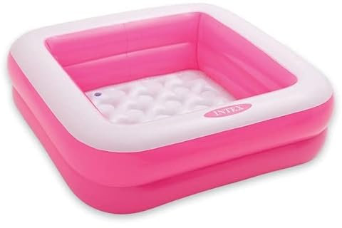 Intex - 57100npa - Baignoire de Douche Gonflable Rose pour bébé 85x85x23cm