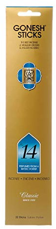 Gonesh - Incense Sticks - #14 PERFUMES FROM A MYSTIC FOREST - 20 Stick Pack