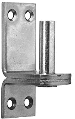 Pollmann®Baubeschläge Kloben auf Platte D2 weit, Dorn Ø 16 mm, feuerverzinkt, 2 Stück