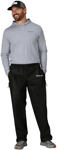 FROGG TOGGS Men's Bull Frogg Waterproof Rain Pant, Black, XX-Large