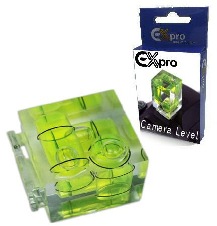 Ex-Pro® 3D Spirit Level for Camera hot shoe Triple Axis compatible with/for selected Sony Alpha & Minolta DSLR/SLR Cameras