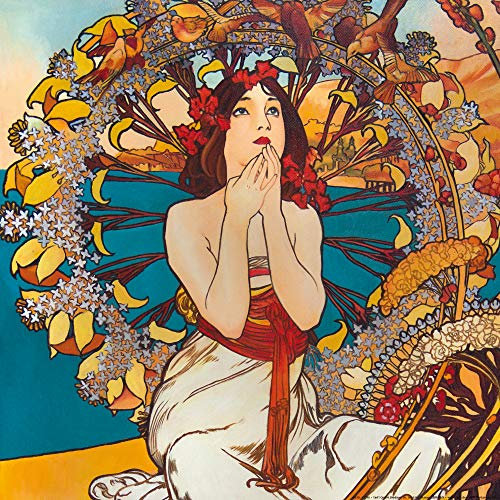 1art1 Alphonse Mucha Poster Monaco Monte Carlo, 1897 Kunstdruck Bild 40x40 cm