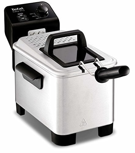 Tefal Easy Pro FR3330 Friteuse, 2200 W, 3 litres, acier inoxydable, canneberge