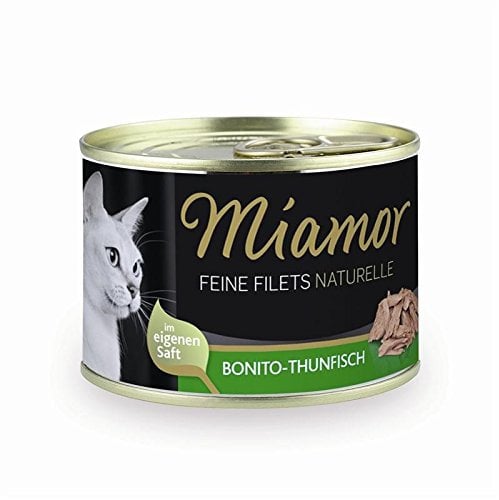 12 x Miamor Feine Filets Naturelle Bonito-Thunfisch 156g Dose