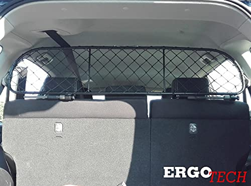 ERGOTECH Trennnetz Trenngitter kompatibel mit Toyota Rav4 (2013-2018) RDA65-S14, für Hunde und Gepäck.