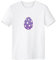 DIYthinker Ostern Religion Christentum Festival Blue Stars gefärbtes Ei Design-Kultur Illustration Muster Rundhals Weißen T-Shirt XX-Large Blau/Weiss