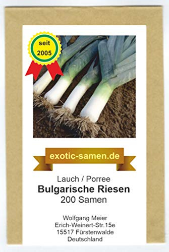 Lauch, Porree - Bulgarische Riesen - 200 Samen