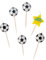 Fußball Geburtstagskerzen, 6 Stück