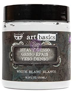 Unbekannt Prima Marketing finnabair Art Basics Heavy Gesso Grundierung 8,5 oz-White, 250 ml (1er Pack)
