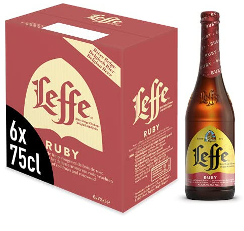Leffe Ruby Bière Pack 6 Bouteilles 75cl
