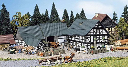 FALLER 232360 - Dreiseit-Hof, Schwarz