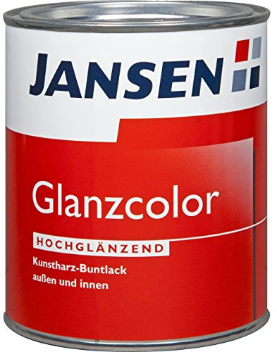 JANSEN Glanzcolor Kunstharz-Buntlack 750ml, RAL 6005 moosgrün