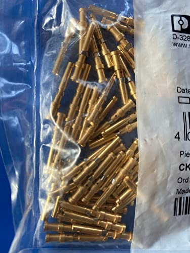PHOENIX CONTACT CK1.6-ED-1.00BU AU Crimpkontakt, 1.6mm Kontaktdurchmesser, 0.75mm²-1mm² Anschlussquerschnitt, 18 AWG, 0.667g Gewicht, 100 Stück
