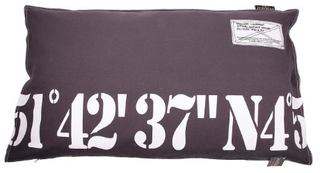 Lex & Max/PETFAB - Bezug Latitude 51-42 für BENCH Hundekissenfüllung - Größe: 100 x 70 cm, Farbe: Kiesel