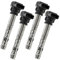 BESTPRICE 4x Zündspule 4-polig Zündmodul 12V Stabzündspule