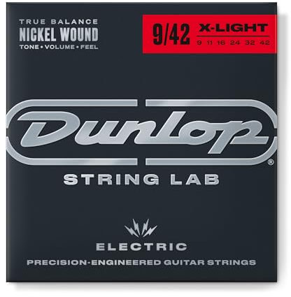 Den0942 Nickel Plated Steel, Light, 09 - 42, Set singolo