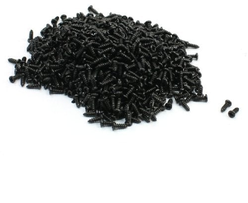 sourcingmap Lot de 1000 2 mm x 6 mm filetage rond vis à tête cruciforme à auto-taraudeuse