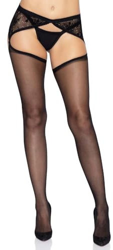 Leg Avenue 1061 Bas Jarretelles Noir Tu Eur 34-38