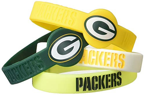 Amico International Aminco NFL Silikon-Armbänder, 4 Stück