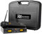 PD782 Dual Wireless Microphone System, 2x Handheld UHF Mics with Digital Receiver, 8 Selectable Channels, LCD Display, Carry Case & Rack Mount Kit for Stage, Karaoke & Events
