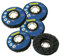 Tooltime 5 Pack Paint & Rust Remover Grinder Wheel Disc For 115mm 4 1/2 Angle Grinders