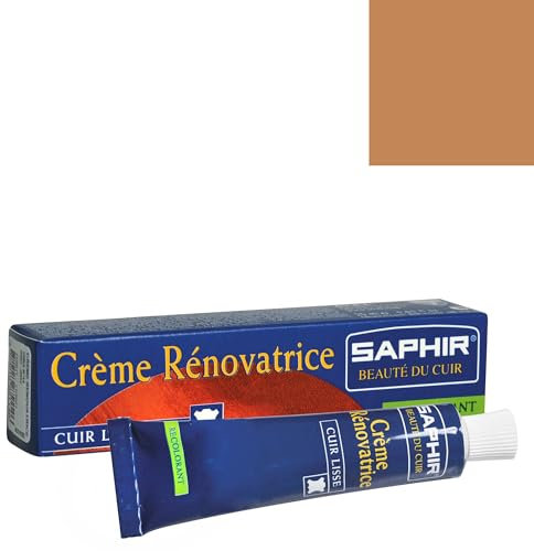 SAPHIR Cirage Crème Rénovatrice (Tube 25 ml CUIR NATUREL 39)