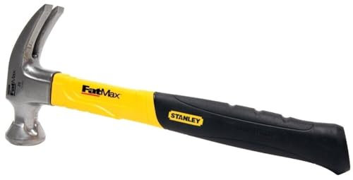 Stanley 51-508 FatMax - Martello da carpentiere in grafite, con testa grande, 567 g, confezione da 4