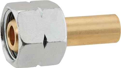 Übergangsstück mit Überwurfmutter R 3/8“ lks.x8mm Rohrstutzen