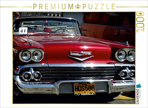 CALVENDO Puzzle EIN Motiv aus dem Kalender Auto-Legenden - Chevrolet Impala 1000 Teile Puzzle quer | 1000 Teile Lege-Größe 64 x 48 cm Foto-Puzzle für glückliche Stunden