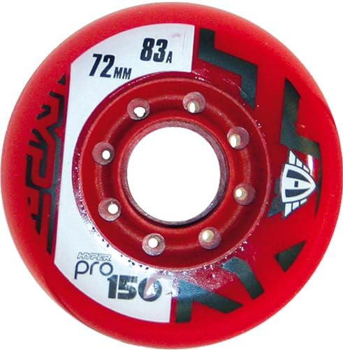 HYPER PRO 150 72mm/83a 4er Rollenset red/red