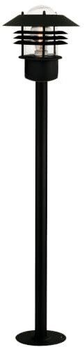 Nordlux Veje Outdoor Post Light Black Metal Garden E27 IP54 Mains