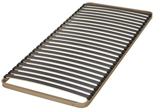 EBAC Literie Sommier à Lattes 80x190 Theta - 24 Lattes Bois - Fabrication française