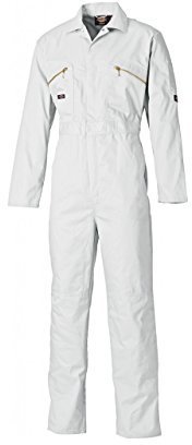 Dickies Mens Redhawk Coverall WD4839 White 38 R