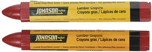 Johnson Level & Tool 3502-R Lumber Crayon-2, Red