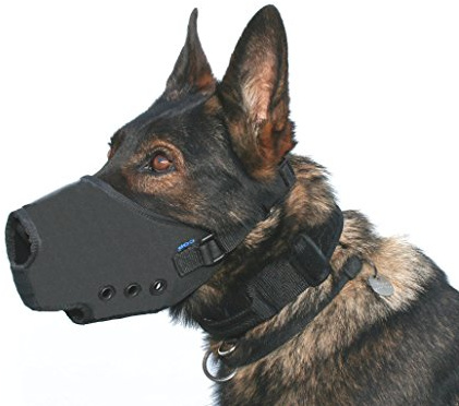 COP® K9 Beisskorb Quick Release (schnell abnehmbar), Cordura® / schwarz, Gr. S