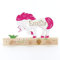 Kindergarderobe - Kleiderhaken Kinder - Holz mit Name (Einhorn)